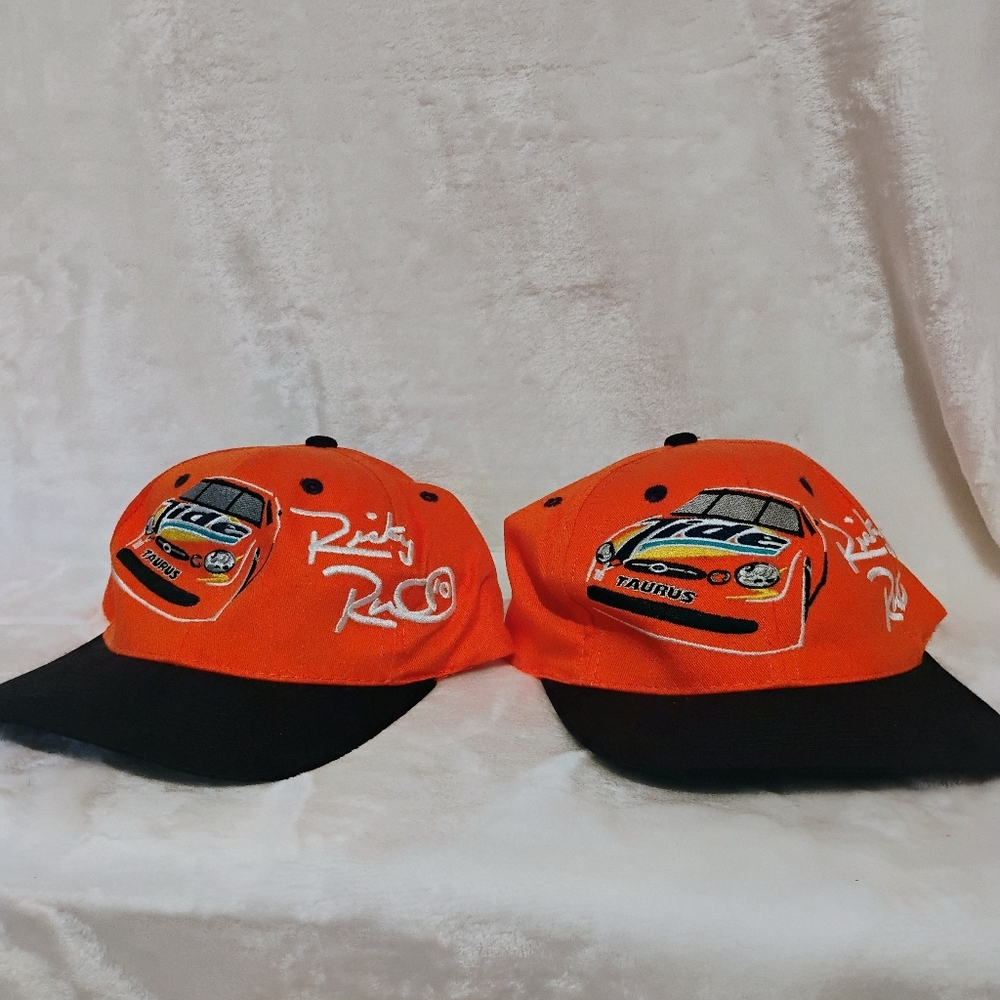 2 TIDE Racing‎ Ford Taurus Richard Lee Ricky Rudd Race Car Driver VTG Hat NASCAR